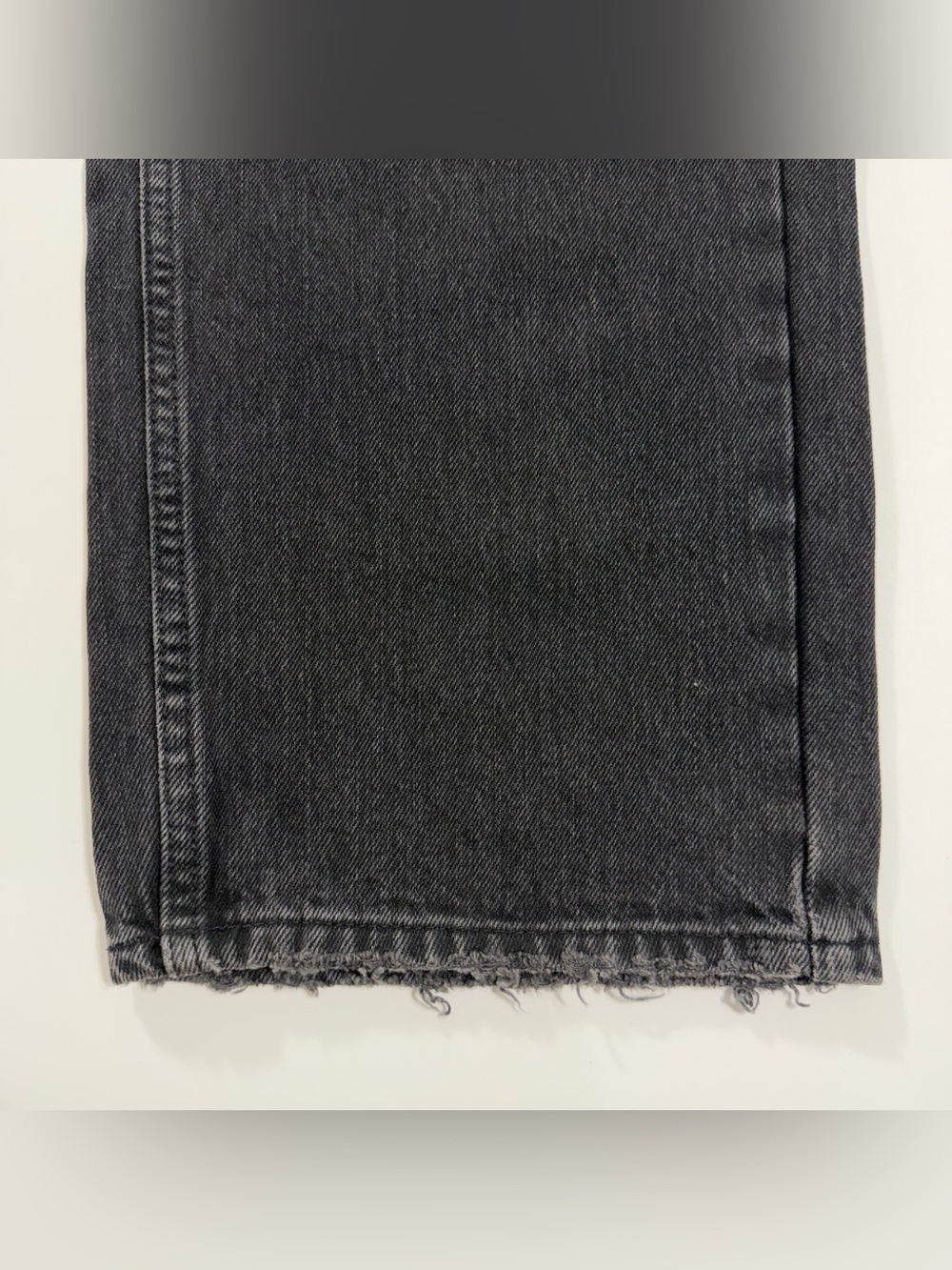 NWT Good American Good ’90s Black Relaxed Straight Jeans 18 - Picture 4 of 12